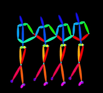 《四小天鹅》多人动作分解